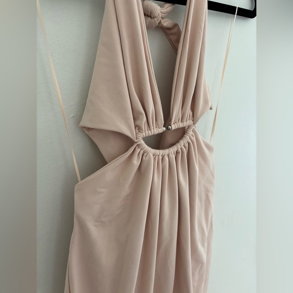 Susana Monaco Half-Moon Halter Mini Dress NWT - Picture 5 of 9